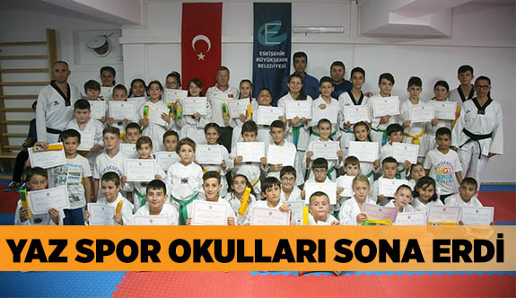 YAZ SPOR OKULLARI SONA ERDİ