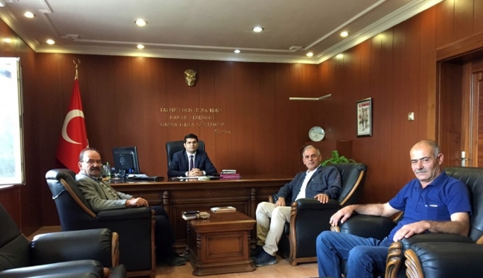 AK Parti Mahmudiye heyetinden Kaymakam Dolaş’a tanışma ziyareti