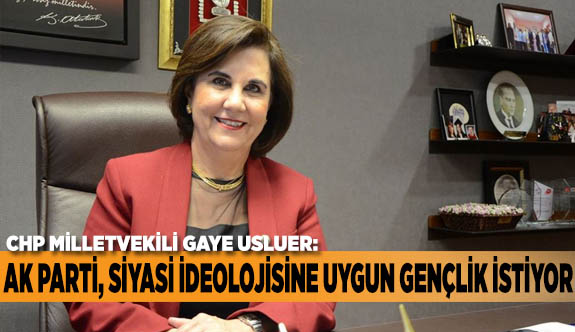 AK PARTİ SİYASİ İDEOLOJİSİNE UYGUN GENÇLİK İSTİYOR