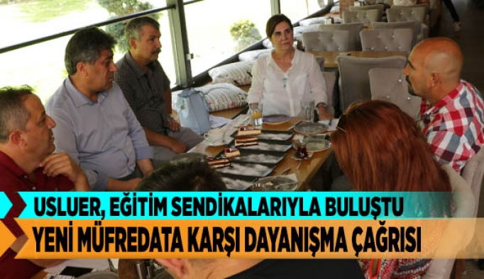 EĞİTİM SENDİKALARI MÜFREDATA KARŞI BİR ARADA