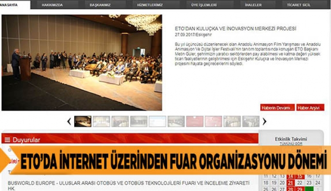 ETO’DA İNTERNET ÜZERİNDEN FUAR ORGANİZASYONU DÖNEMİ