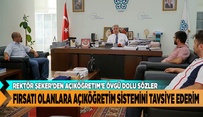 FIRSATI OLANLARA AÇIKÖĞRETİM SİSTEMİNİ TAVSİYE EDERİM