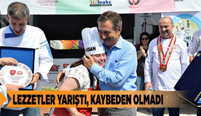 LEZZETLER YARIŞTI, KAYBEDEN OLMADI