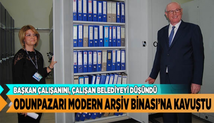 ODUNPAZARI MODERN ARŞİV BİNASI’NA KAVUŞTU