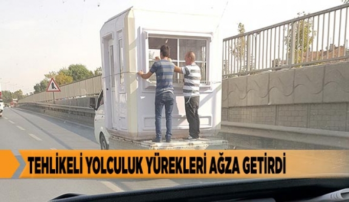 TEHLİKELİ YOLCULUK YÜREKLERİ AĞZA GETİRDİ