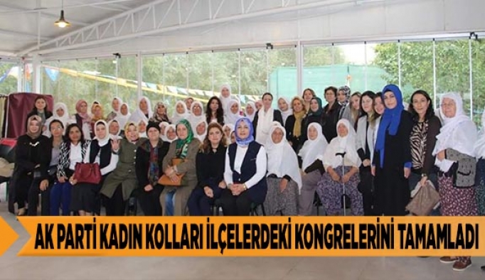 AK PARTİ KADIN KOLLARI İLÇELERDEKİ KONGRELERİNİ TAMAMLADI