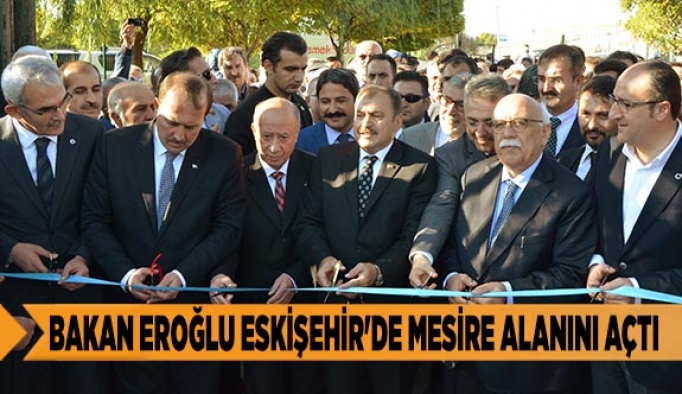 BAKAN EROĞLU ESKİŞEHİR'DE MESİRE ALANINI AÇTI