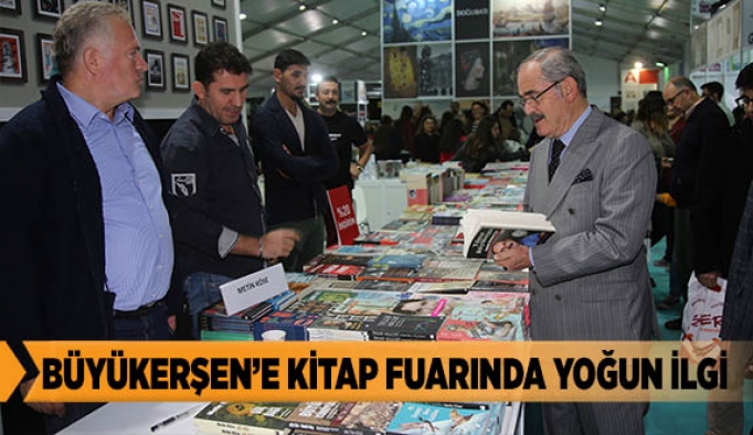 BÜYÜKERŞEN’E KİTAP FUARINDA YOĞUN İLGİ