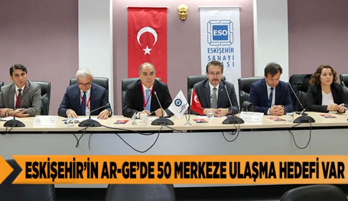 ESKİŞEHİR’İN AR-GE’DE 50 MERKEZE ULAŞMA HEDEFİ VAR