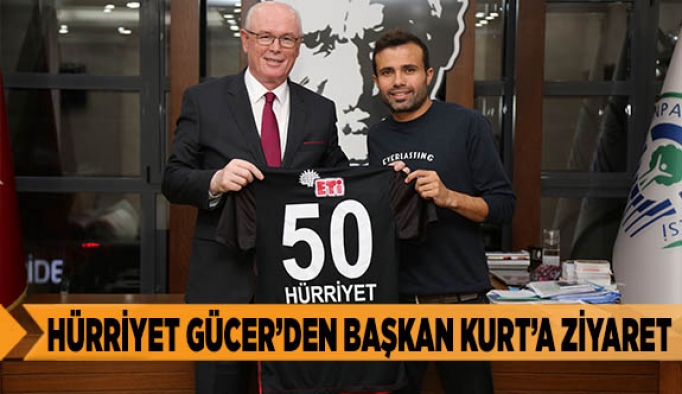 Hürriyet Gücer’den Başkan Kurt’a ziyaret