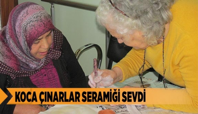 KOCA ÇINARLARA SERAMİK DERSİ