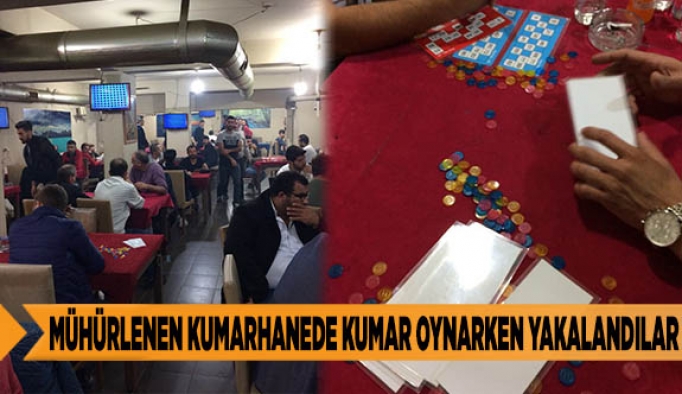 MÜHÜRLÜ KUMARHANEDE 60 KİŞİ KUMAR OYNARKEN YAKALANDI