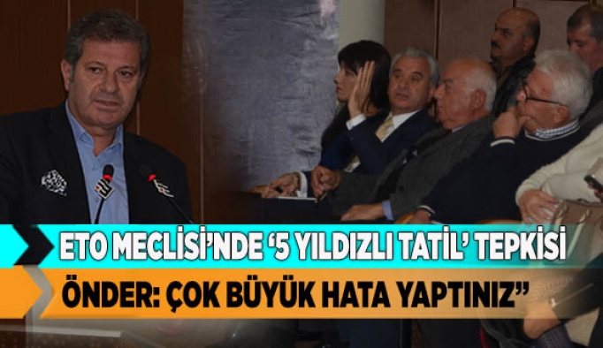 ÖNDER: ÇOK BÜYÜK HATA YAPTINIZ”