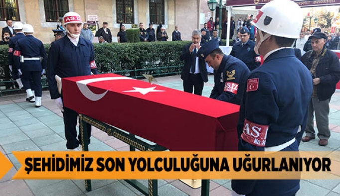 ŞEHİDİMİZ SON YOLCULUĞUNA UĞURLANIYOR