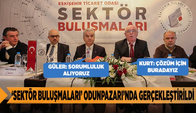 “SEKTÖR BULUŞMALARI” TOPLANTISI ODUNPAZARI’NDA GERÇEKLEŞTİRİLDİ