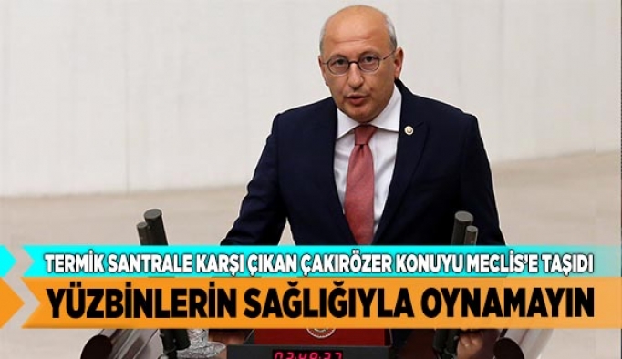 YÜZBİNLERİN SAĞLIĞIYLA OYNAMAYIN