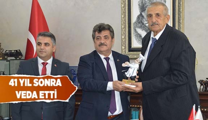 41 yıl sonra veda etti