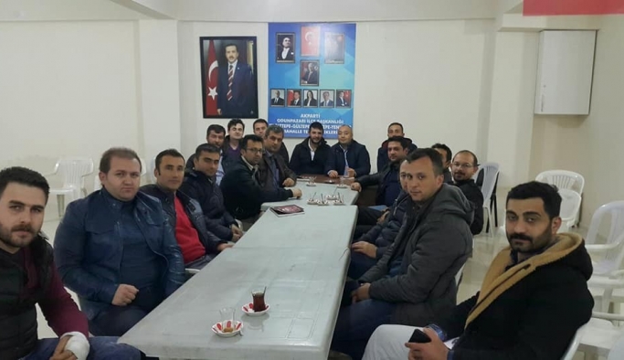 Ak Parti Yıldıztepe Mahalle Başkanlığı toplantısı