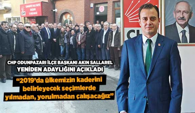 AKIN SALLAREL YENİDEN ADAY