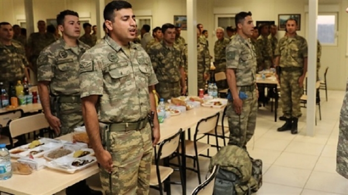 Askerde yapılan yemek duasında değişiklik