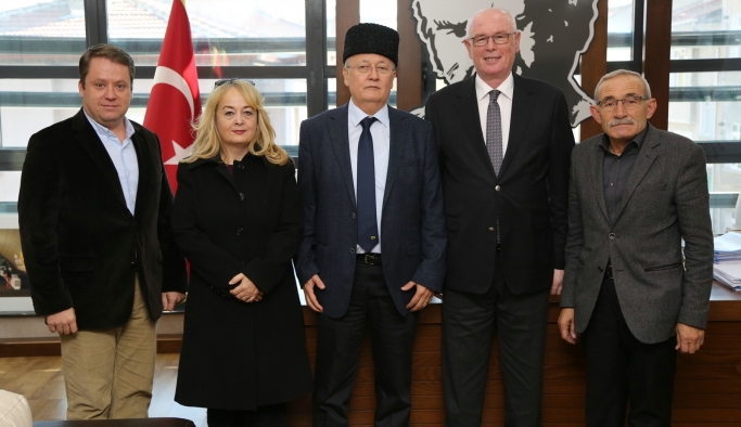 Kırım Tatar Milli Meclisi Türkiye Temsilcisi Zafer Karatay’dan Başkan Kurt’a ziyaret
