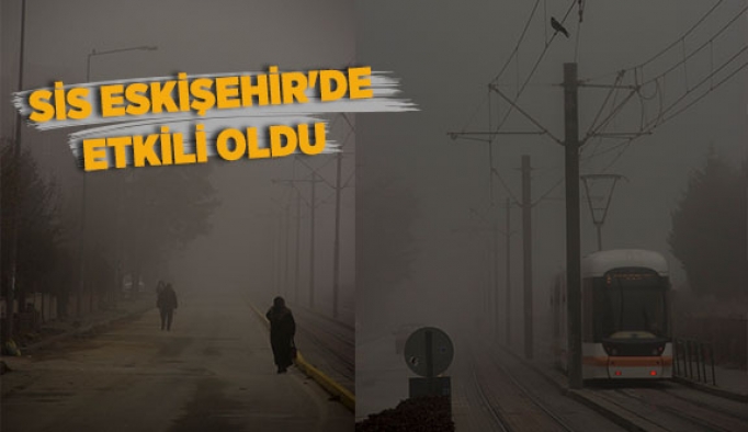 Sis Eskişehir'de etkili oldu