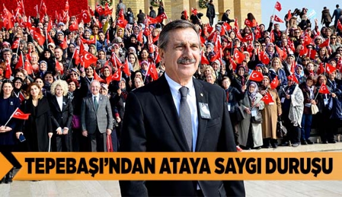 TEPEBAŞI ANITKABİR’İ ZİYARET ETTİ