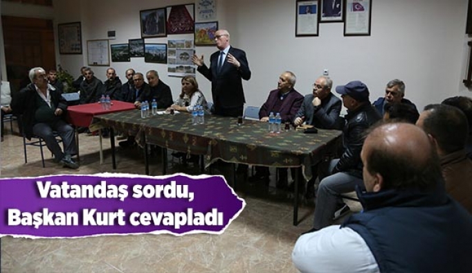 Vatandaş sordu, Başkan Kurt cevapladı