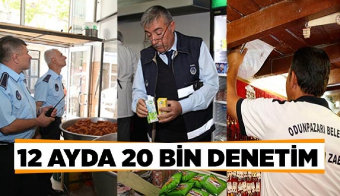 12 ayda 20 bin denetim