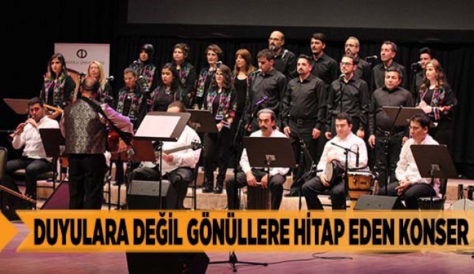 Açıköğretimli görme ve işitme engellilerden muhteşem konser