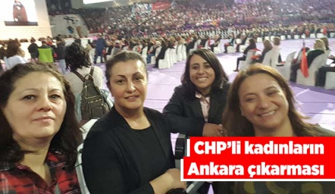 CHP’li kadınların Ankara çıkarması