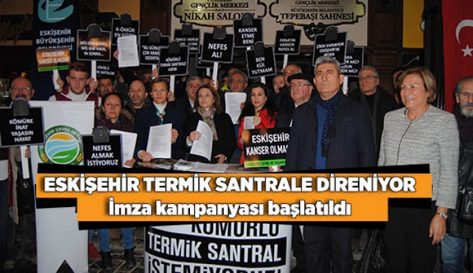 Eskişehir termik santrale direniyor: İmza kampanyası başlatıldı