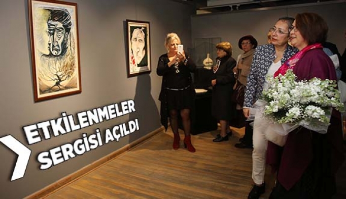 ETKİLENMELER SERGİSİ AÇILDI