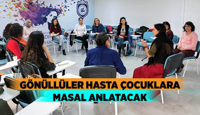 GÖNÜLLÜLER HASTA ÇOCUKLARA MASAL ANLATACAK