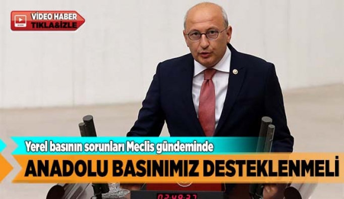 Yerel basının sorunları Meclis gündeminde