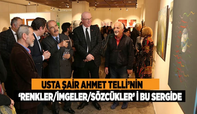 AHMET TELLİ’NİN ‘RENKLER/İMGELER/SÖZCÜKLER’ İ BU SERGİDE