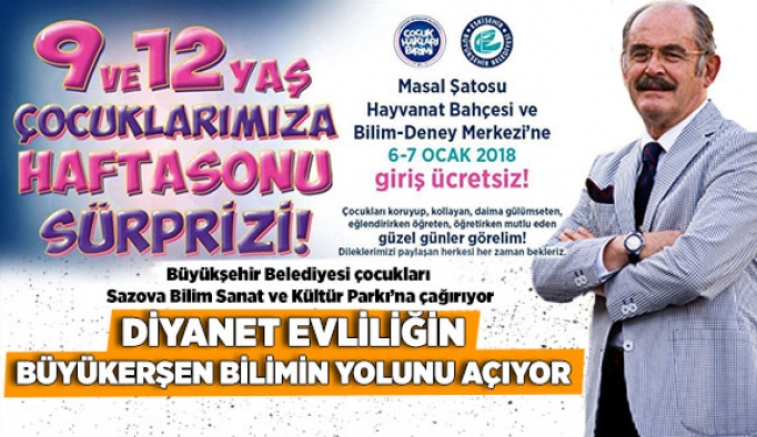 BÜYÜKŞEHİR'DEN ÇOCUKLARA ÇAĞRI