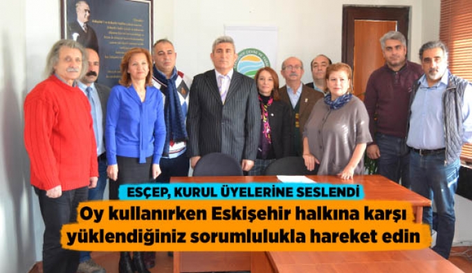 ESÇEP, Toprak Koruma Kurulu üyelerine seslendi