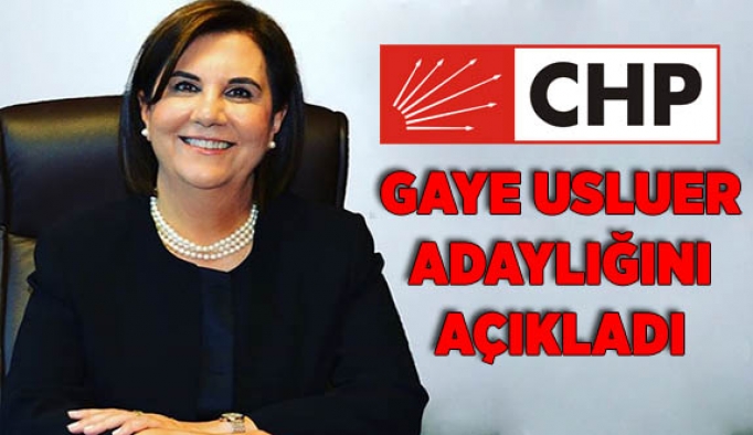 Gaye Usluer adaylığını açıkladı