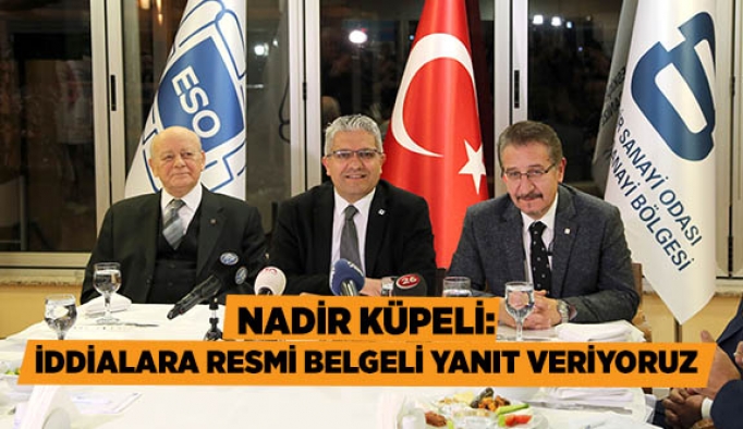 KÜPELİ: RESMİ BELGELİ YANIT VERİYORUZ