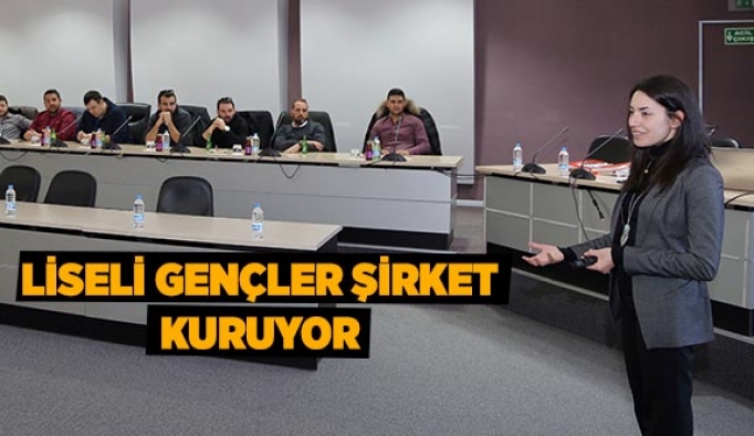 Liseli gençler şirket kuruyor