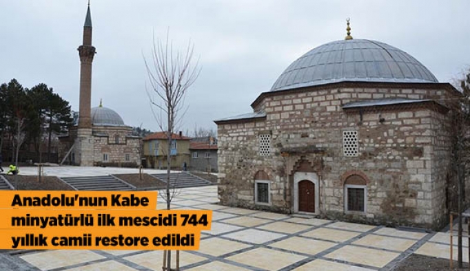 Sivrihisar’da 744 yıllık camii yenilendi