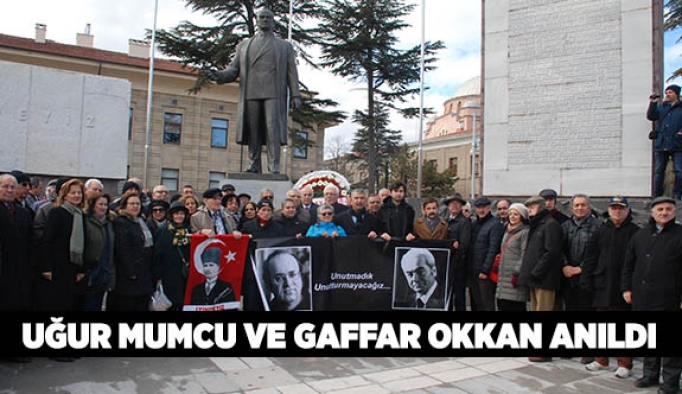 Uğur Mumcu ve Gaffar Okkan anıldı