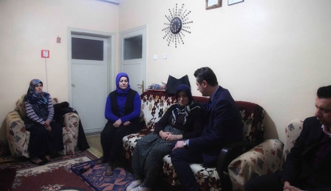 Volkan Doğan, hayatını kaybeden belediye işçisinin ailesini ziyaret etti