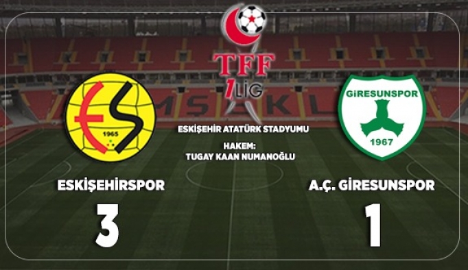 ESKİŞEHİRSPOR:3 - A.Ç. GİRESUNSPOR: 1