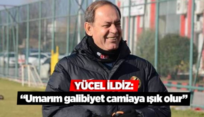 İLDİZ: Umarım galibiyet camiaya ışık olur