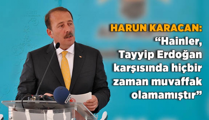 Karacan: Hainler, Tayyip Erdoğan karşısında hiçbir zaman muvaffak olamamıştır