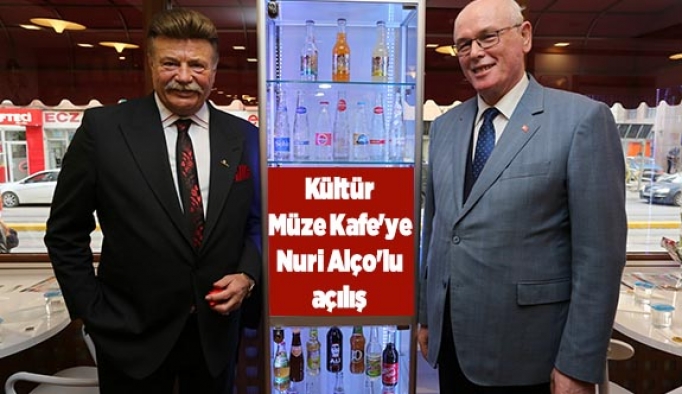 Kültür Müze Kafe'ye Nuri Alço'lu açılış