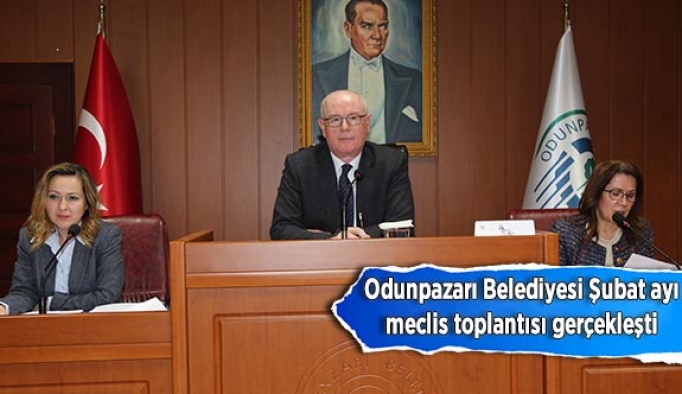 Odunpazarı Belediyesi Şubat ayı meclis toplantısı gerçekleşti