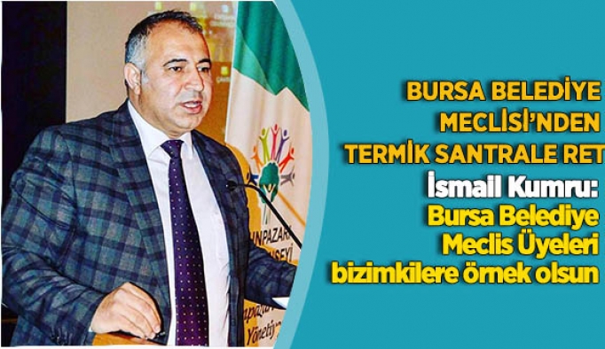 Odunpazarı Kent Konseyi Başkanı İsmail Kumru, belediye meclis üyelerine seslendi; termik santralin Eskişehir’e vereceği zararı düşünerek karar verin